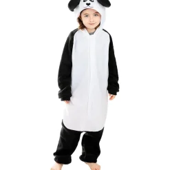 Disfraz de oso panda onesie para niños 10-12 años