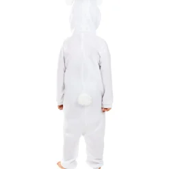 Disfraz de oso polar onesie para niños 10-12 años