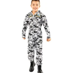 Disfraz de piloto de caza para niño 5-6 años