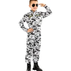 Disfraz de piloto de caza para niño 7-9 años