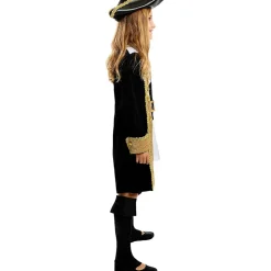 Disfraz de pirata deluxe para niña- Colección colonial 5-6 años