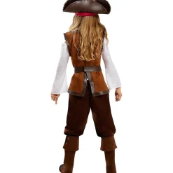 Disfraz de pirata para niña - Colección Caribe 7-9 años
