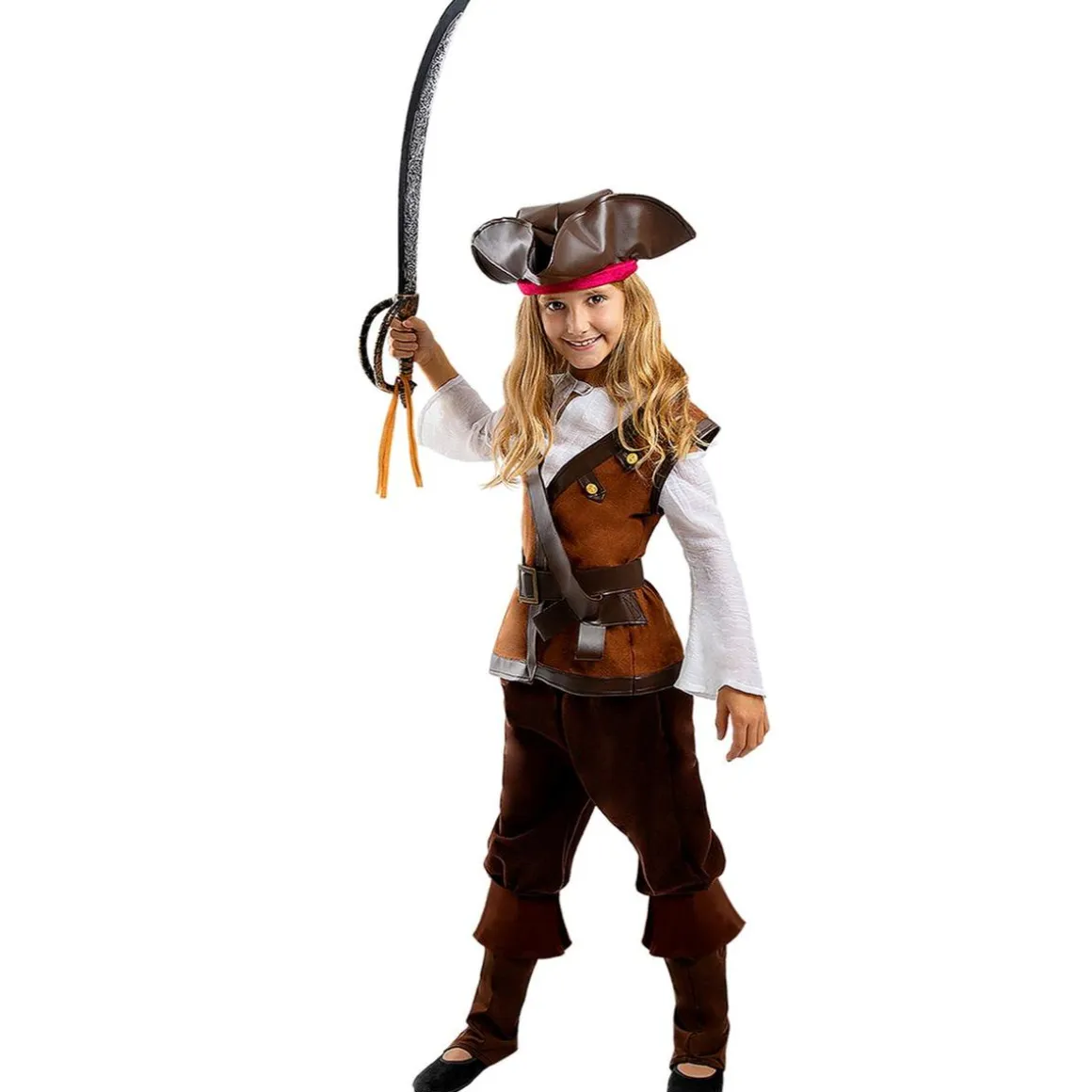 Disfraz de pirata para niña - Colección Caribe 10-12 años