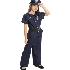 Disfraz de policía para niños 7-9 años