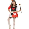 Disfraz de Reina de corazones para niña 7-9 años