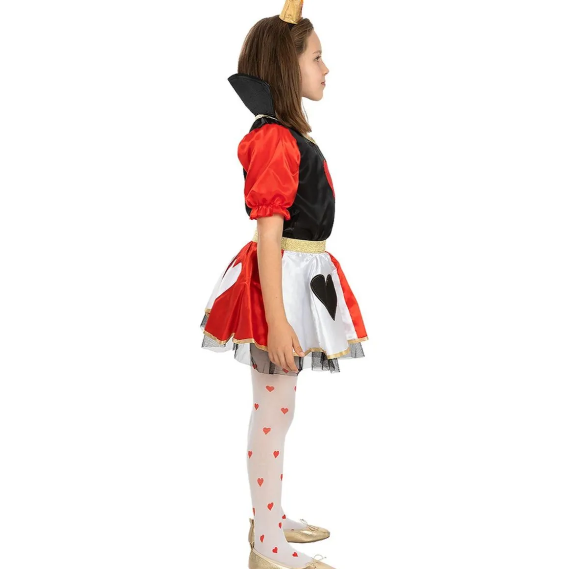 Disfraz de Reina de corazones para niña 10-12 años