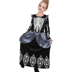 Disfraz de reina esqueleto 5-7 años