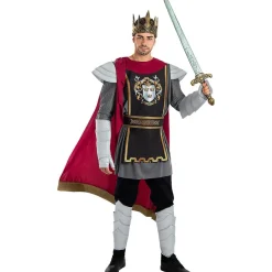 Disfraz de rey Arturo Deluxe para hombre XL