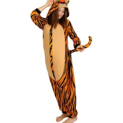 Disfraz de tigre onesie para adulto S-M