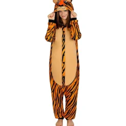 Disfraz de tigre onesie para adulto S-M