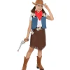 Disfraz de vaquera para niña 5-6 años