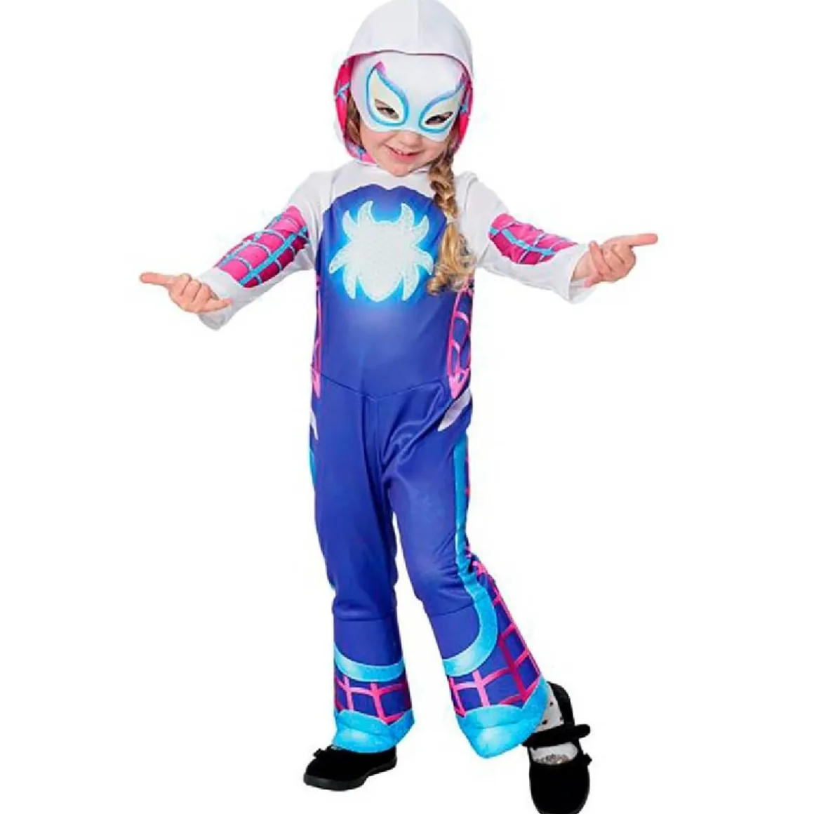 Disfraz infantil Ghost Spider Glow in the Dark 2-3 años