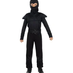 Disfraz Ninja negro para niño 10-12 años