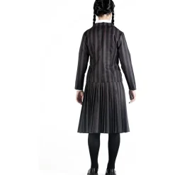 Disfraz uniforme Miércoles con peluca talla M ㅤ