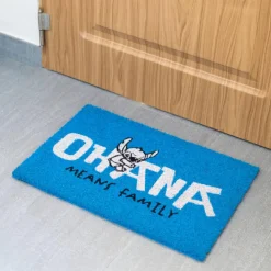 Disney - Felpudo azul Ohana Means Family