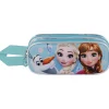 Disney - Frozen - Estuche Portatodo Doble 3D ㅤ