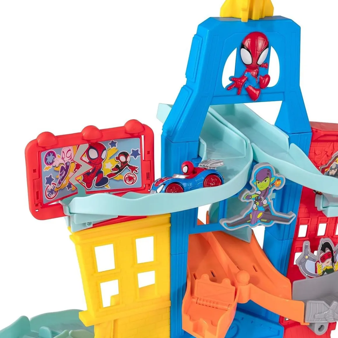 Disney - Juego de carril de ciudad para vehículo de metal