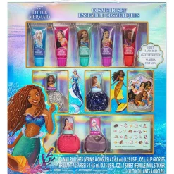 Disney - Juego maquillaje con esmalte de uñas y brillo labios