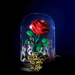 Disney - La Bella y la Bestia - Figura decorativa Rosa Encantada estilo Disney 15 cm ㅤ