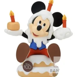 Disney - Mickey Mouse - Figura de acción Mickey Mouse, personajes Disney, aniversario 100, 11 cm, multicolor ㅤ