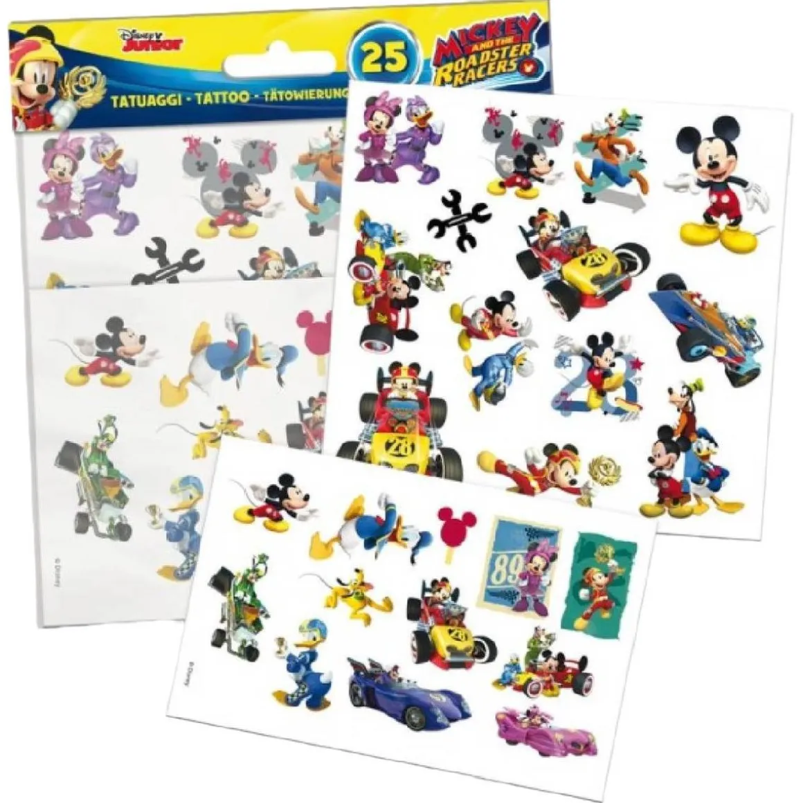 Disney - Mickey Mouse - Set 25 tatuajes