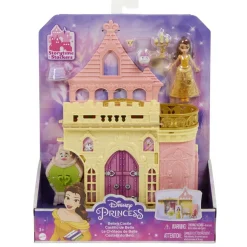 Disney - Mini casa de muñecas Castillo de Bella Disney Princess ㅤ