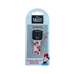 Disney - Minnie Mouse - Reloj LED infantil estilo Minnie ㅤ