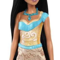 Disney - Muñeca princesa Pocahontas con pelo largo, juguete