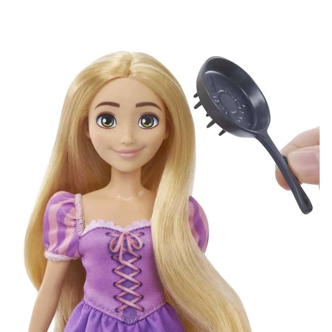 Disney - Rapunzel - Muñeca princesa y caballo de juguete, Mattel HLW23