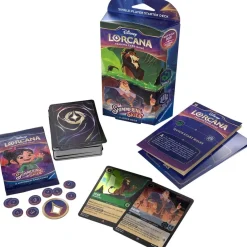 Disney Lorcana - Shimmering Skies - Mazo de inicio Esmeralda/Acero en ingles