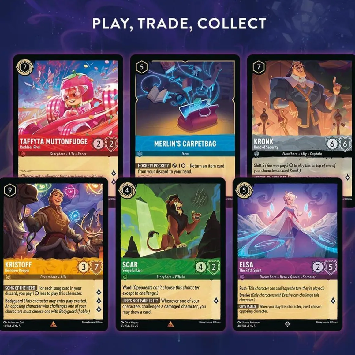 Disney Lorcana - Shimmering Skies - Mazo de inicio Esmeralda/Acero en ingles