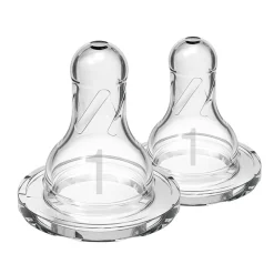 Dr. Brown's - 2 Tetinas Boca Estrecha - Nivel 1