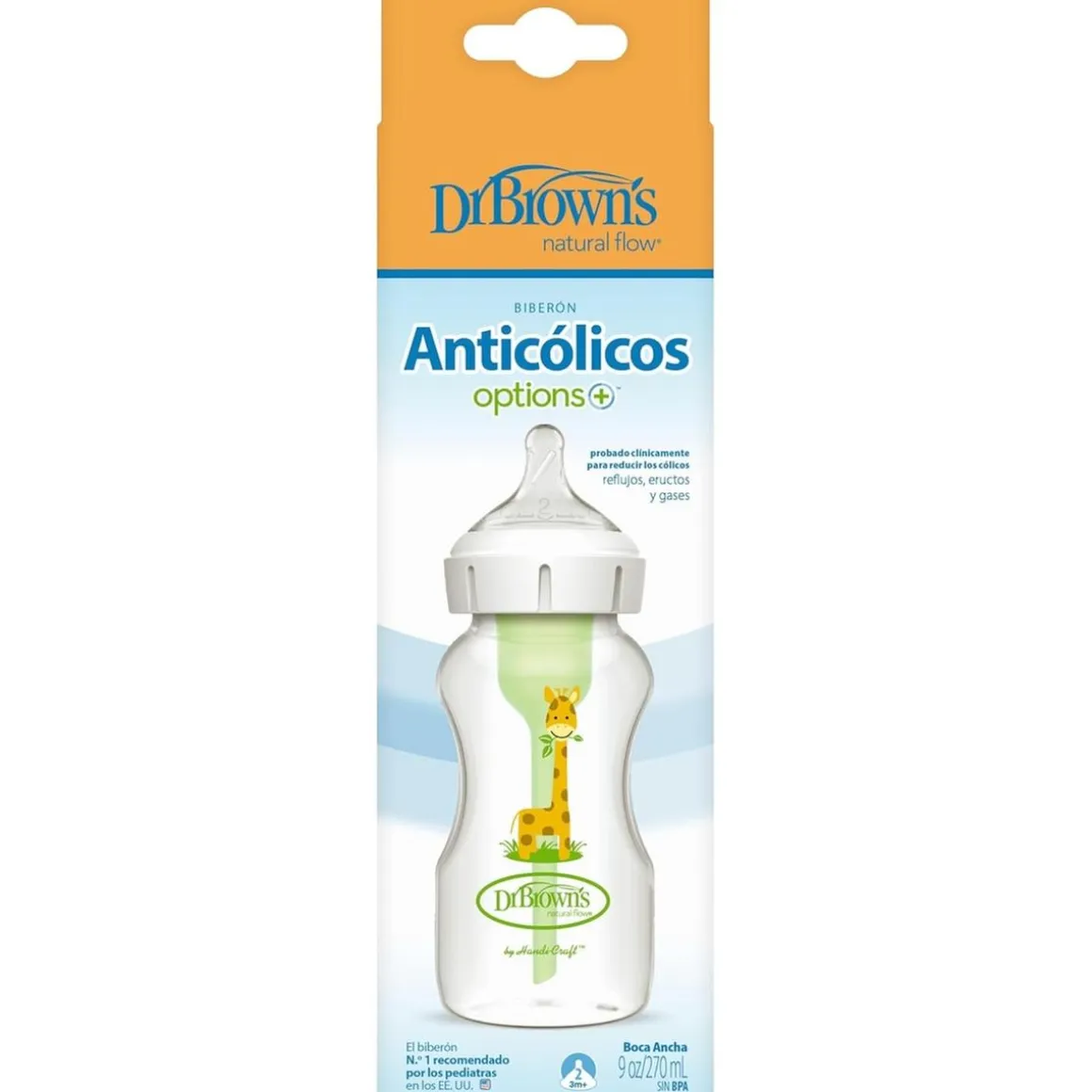 Dr. Brown's - Biberón Options Boca Ancha 270 ml