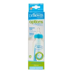 Dr. Brown's - Biberón Options Estándar 250 ml Azul