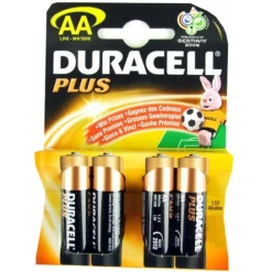 Duracell - Pack 4 pilas AA Duracell Plus