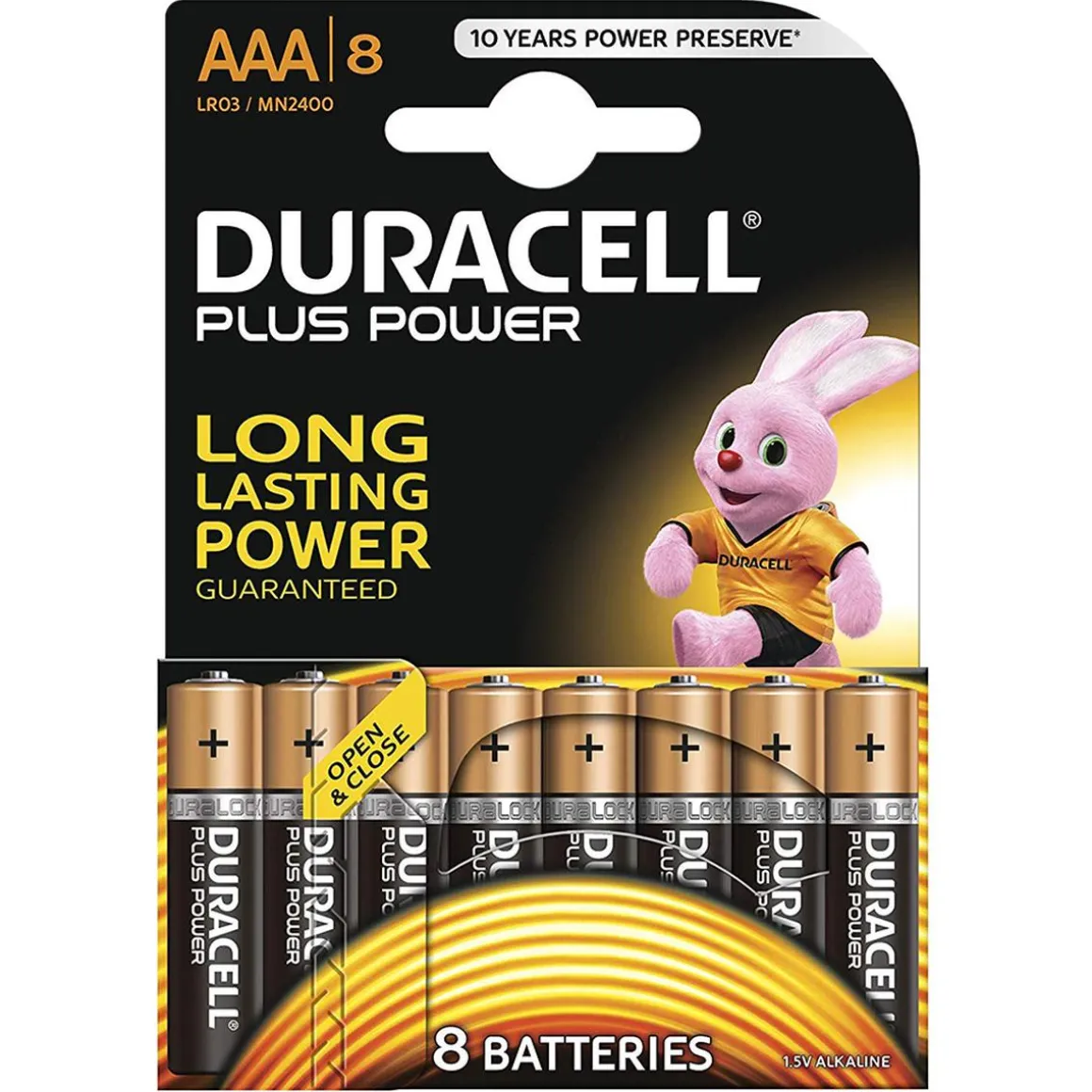 Duracell - Pack 8 Pilas AAA Plus Power