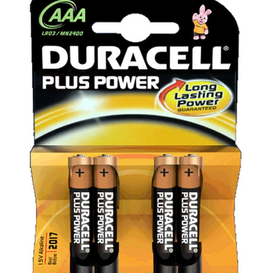 Duracell - Pack 4 Pilas AAA Plus Power