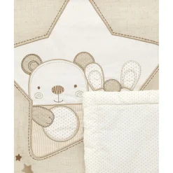 Edredón acolchado para cuna o cochecito