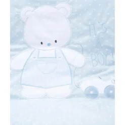 Edredón de invierno azul para niño