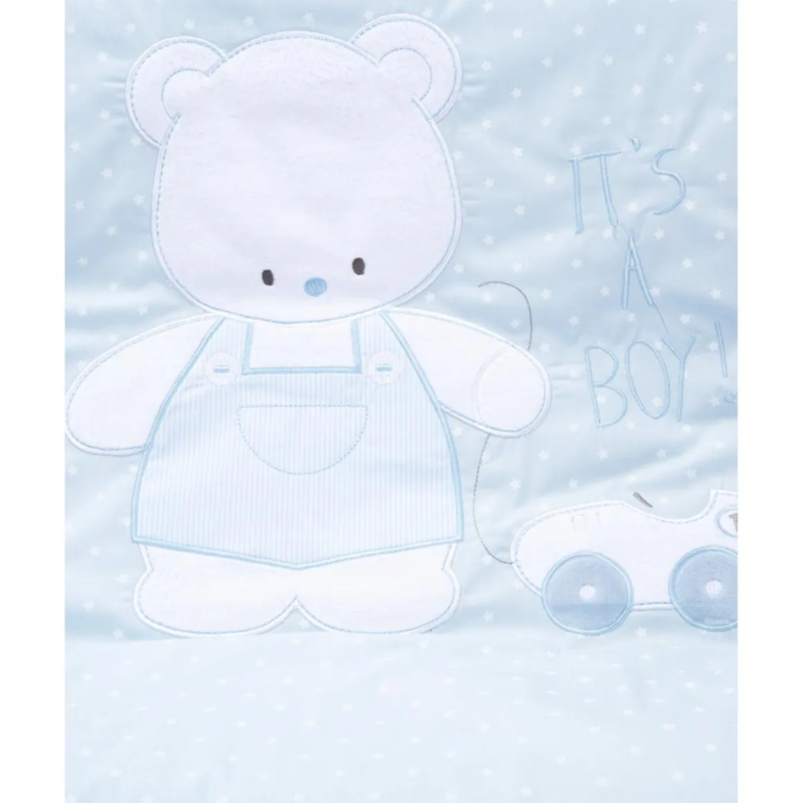 Edredón de invierno azul para niño