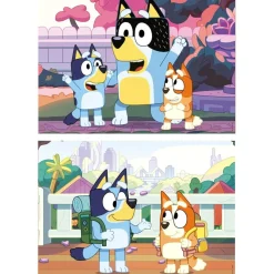 Educa Borras - Bluey - Puzzle infantil dúo en maleta plástico 20 piezas ㅤ
