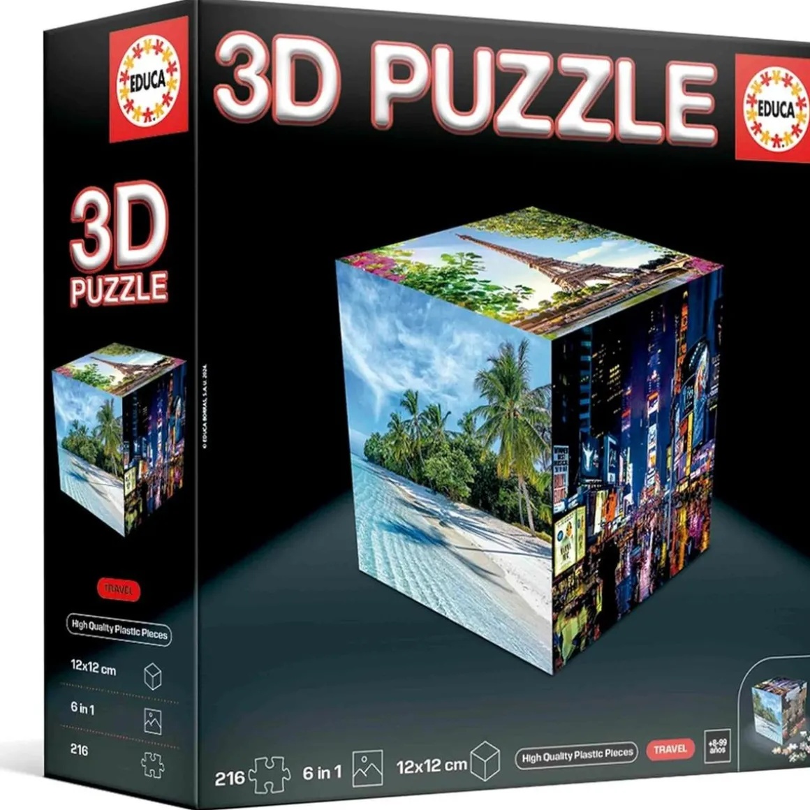 Educa Borras - 3D Puzzle Viajes