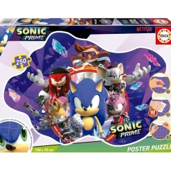 Educa Borras - Puzzle 250 Sonic Prime 'Poster Puzzle' ㅤ