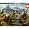 Educa Borras - Puzzle Adultos Dinosaurios Salvajes 1000 Piezas ㅤ