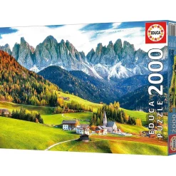 Educa Borras - Puzzle de 2000 Piezas Otoño en Las Dolomitas ㅤ