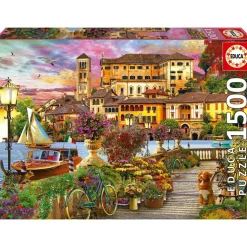 Educa Borras - Puzzle de 1500 piezas: Paseo Italiano, 85 x 60 cm, con cola fix para colgar ㅤ