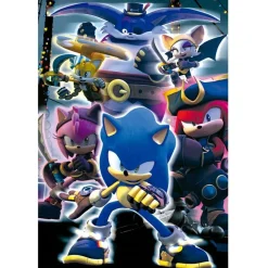 Educa Borras - Puzzle infantil Sonic Prime Neon de 300 piezas ㅤ