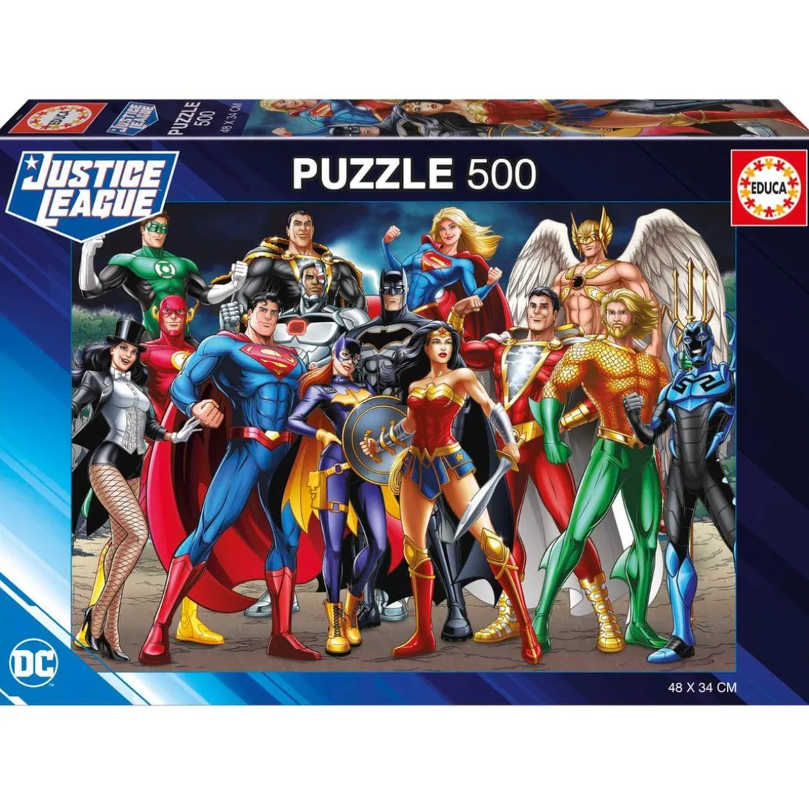 Educa Borras - Rompecabezas Justice League 500 Piezas ㅤ