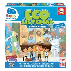 Educa Borrás - Ecosistemas - Juego de cartas Happy Learning