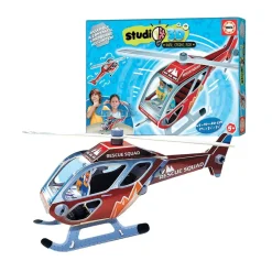 Educa Borrás - Helicóptero de rescate - Puzzle Studio 3D